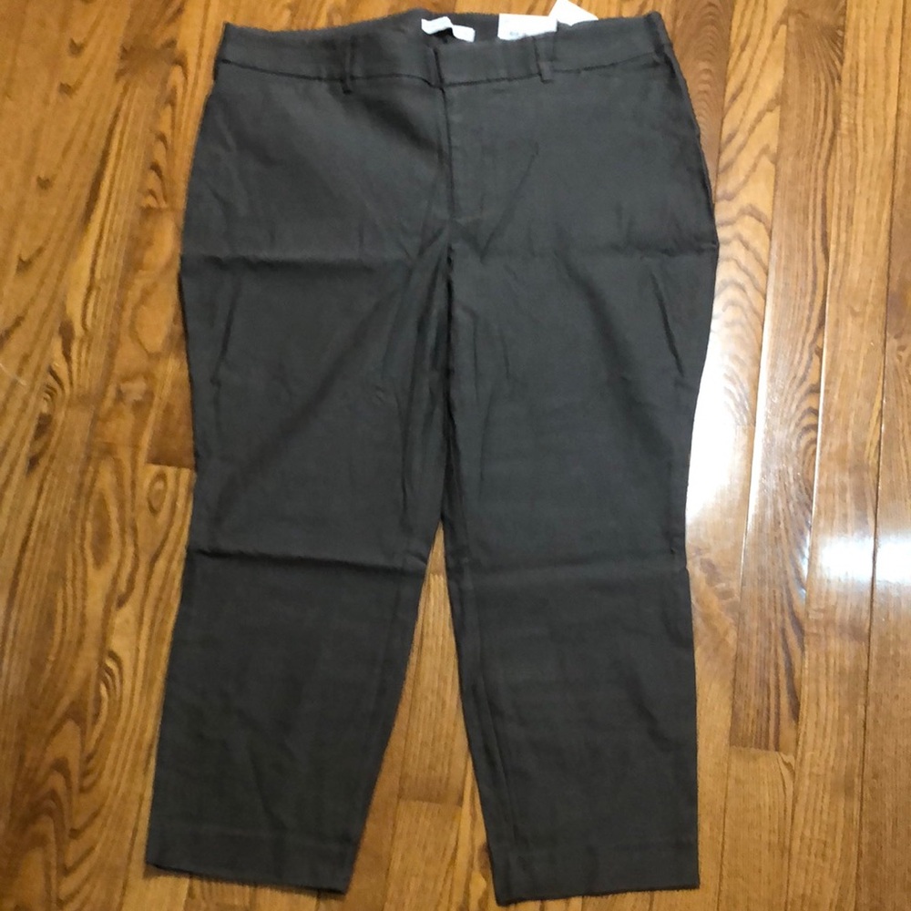 Nine West Gray Skinny Pants with Textured Fabric